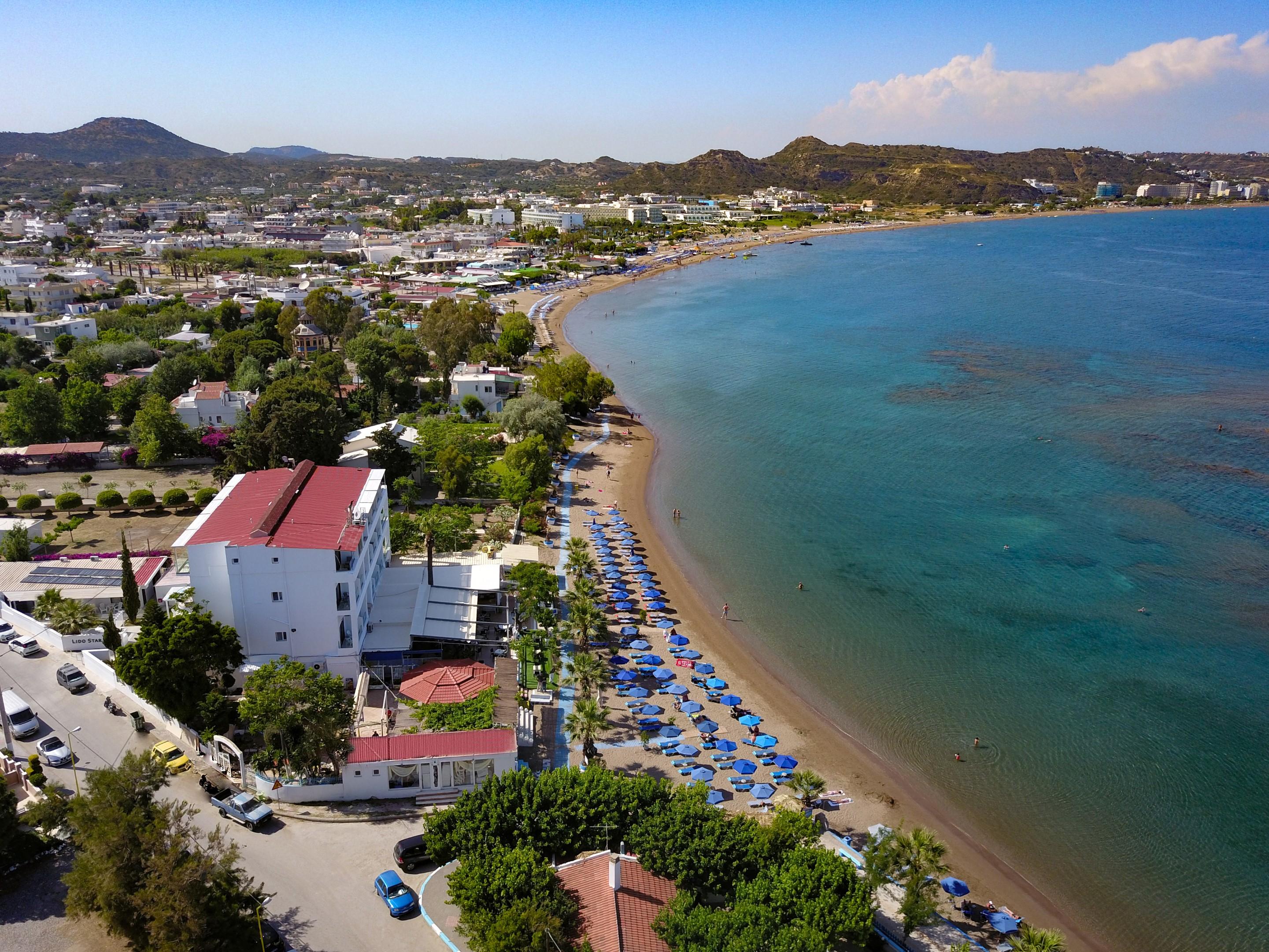 Lido Star Beach Hotel Faliraki Bagian luar foto